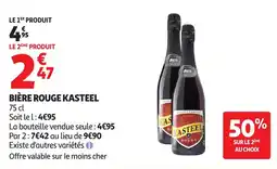 Auchan Direct KASTEEL Bière Rouge offre