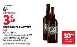 Auchan Direct ANOSTEKÉ Bière blonde offre