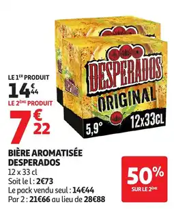Auchan Direct Desperados Bière aromatisée offre