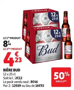Auchan Direct Bud Bière Bud offre