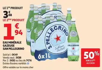 S.PELLEGRINO EAU MINÉRALE GAZEUSE