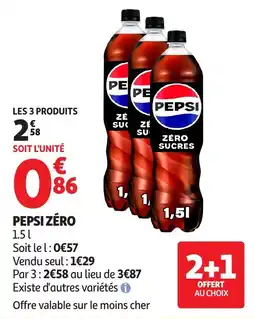 Auchan Direct PEPSI ZÉRO offre