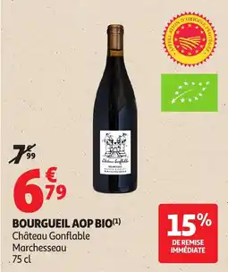 Auchan Direct Château Gonflable Bourgueil AOP BIO offre