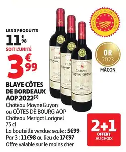 Auchan Direct Château Mayne Guyon offre