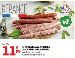 Auchan Direct CHIPOLATAS AUX HERBES offre