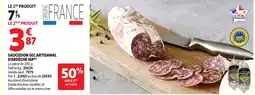 Auchan Direct Saucession Sec Artisanal d'Ardèche IGP offre