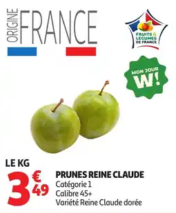 Auchan Direct PRUNES REINE CLAUDE offre