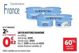 Auchan Direct DANONE SKYR NATURE offre