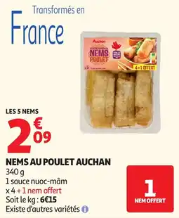 Auchan Direct Auchan Nems au poulet offre