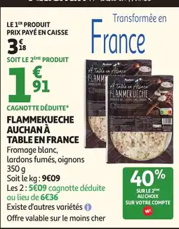 Auchan Direct Auchan FlammeKueche offre
