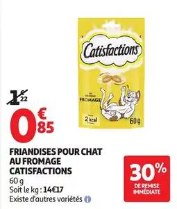 Auchan Direct Catisfactions Friandises pour chat offre