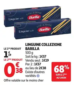 Auchan Direct Barilla Linguine offre