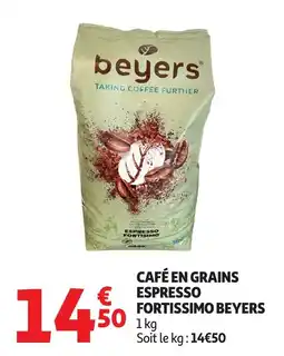 Auchan Direct Beyers Café en grains Espresso Fortissimo offre