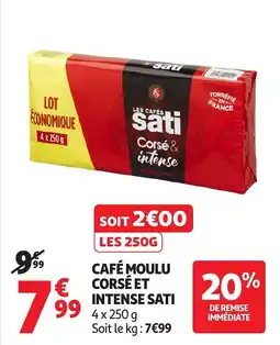 Auchan Direct sati Café Moulu offre