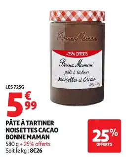 Auchan Direct Bonne Maman Pâte à tartiner Noisettes Cacao offre