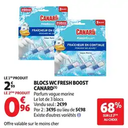 Auchan Direct CANARD Blocs WC Fresh Boost offre
