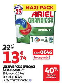 Auchan Direct ARIEL LESSIVE PODS offre