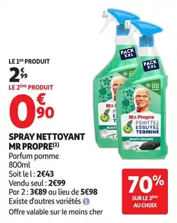 Auchan Direct Mr Propre SPRAY NETTOYANT offre