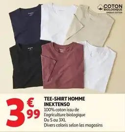 Auchan Direct INEXTENSO TEE-SHIRT HOMME offre