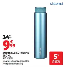 Auchan Direct sistema BOUTEILLE ISOTHERME offre