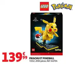 Auchan Direct LEGO PIKACHU ET POKEBALL offre
