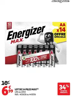 Auchan Direct Energizer Piles offre