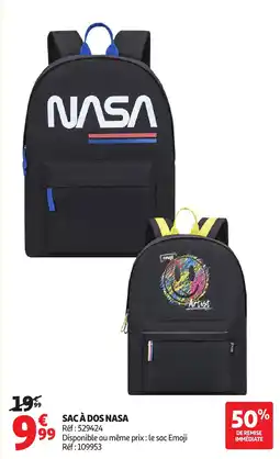 Auchan Direct Nasa sac à dos offre