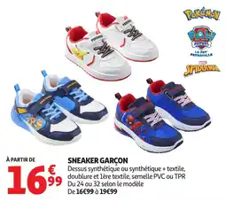 Auchan Direct SNEAKER GARÇON offre