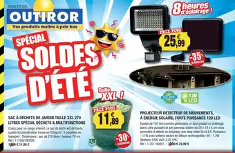 OUTIROR SAC À DÉCHETS DE JARDIN