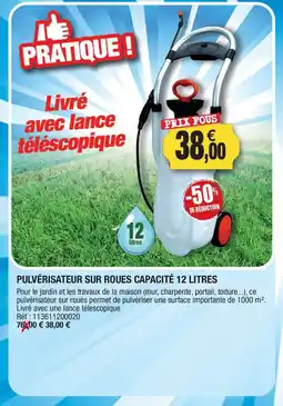 Outiror Pulvérisateur sur roues offre