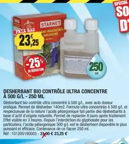 Outiror STARNET Désherbant bio contrôle ultra concentré offre