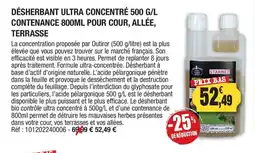 Outiror STARNET DÉSHERBANT ULTRA CONCENTRÉ 500 G/L offre