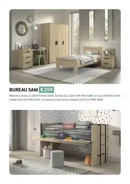 Meubles Crack Bureau sam offre