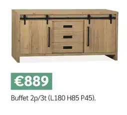 Meubles Crack Buffet 2p/3t offre
