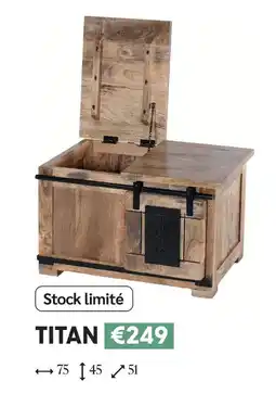 Meubles Crack Titan offre
