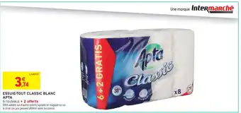 Intermarché Apta essuie-tout classic blanc offre
