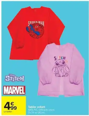 Disney - tablier enfant