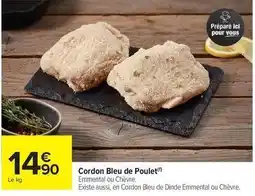 Carrefour Drive Cordon bleu de poulet offre