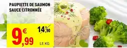 E.Leclerc Paupiette de saumon sauce citronnée offre