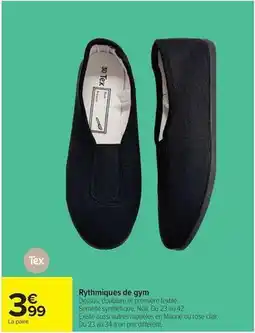 Carrefour Drive Tex - rythmiques de gym offre