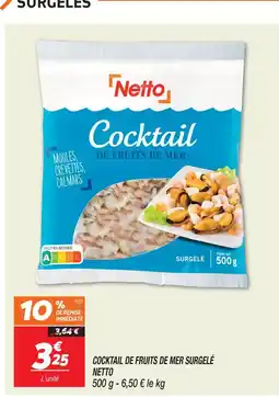 Netto Netto cocktail de fruits de mer surgelé offre