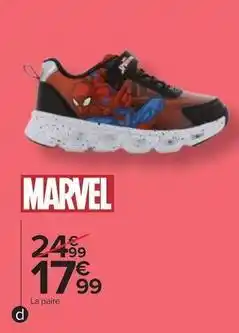 Carrefour Drive Marvel - la paire offre