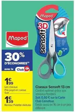 Carrefour Drive Maped - ciseaux offre