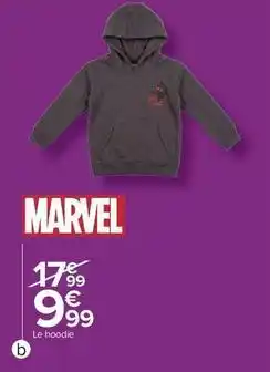 Carrefour Drive Marvel - hoodie femme offre
