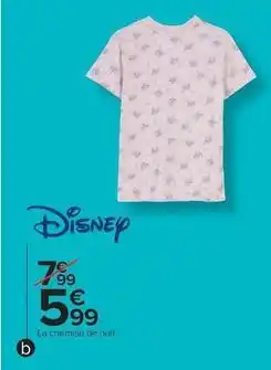 Carrefour Drive Disney - la chemisse de nuit offre