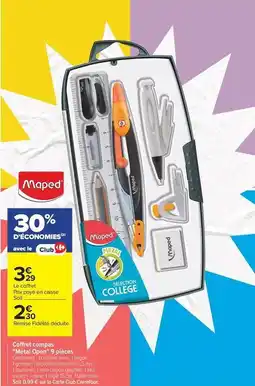 Carrefour Drive Maped - coffret compact megaphones offre