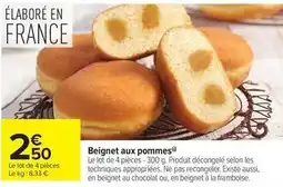 Carrefour Drive Beignet aux pommes offre