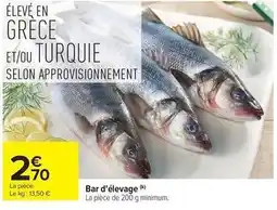 Carrefour Drive Bar d'élevage offre