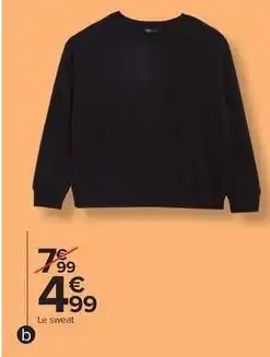 Carrefour Drive Sweat garçon offre