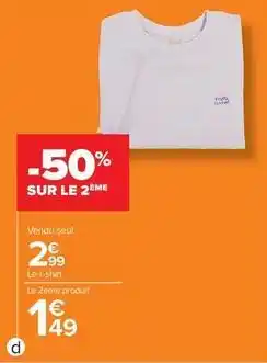 Carrefour Drive Carrefour - le t-shirt offre